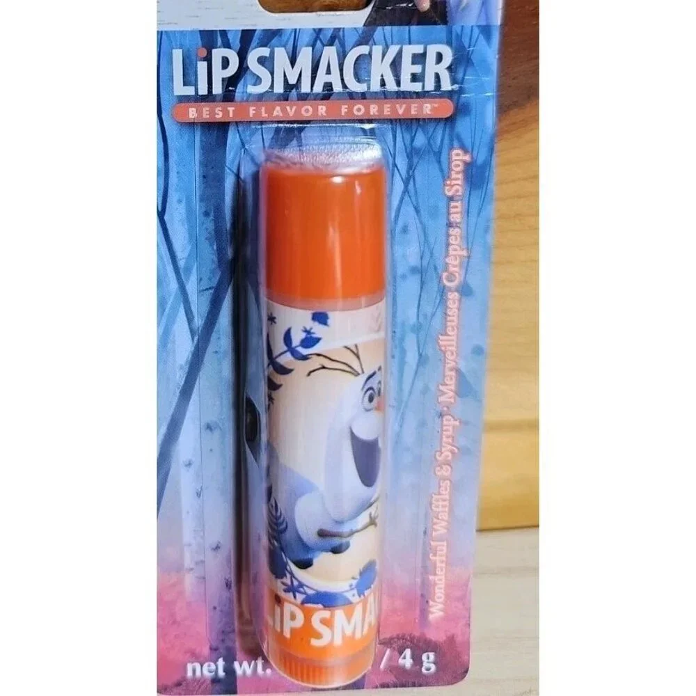 Lip Smacker OLAF Wonderful Winter Syrup Flavored Collectible Lip Balm Orange